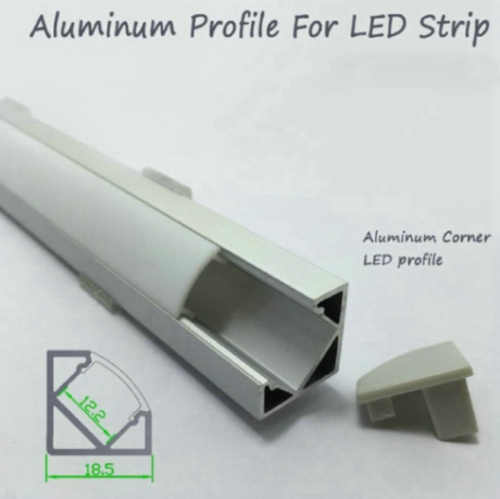 R2U-007 알루미늄 LED 타입 5050 LED 스트라이프 히트싱크 채널 맞춤형 diy 조명 타입