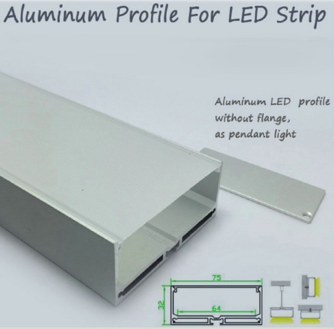 R2U-048 알루미늄 led형재 6063 알루미늄 압출 스티커 led 스트라이프 라디에이터 diy 조명 led형재